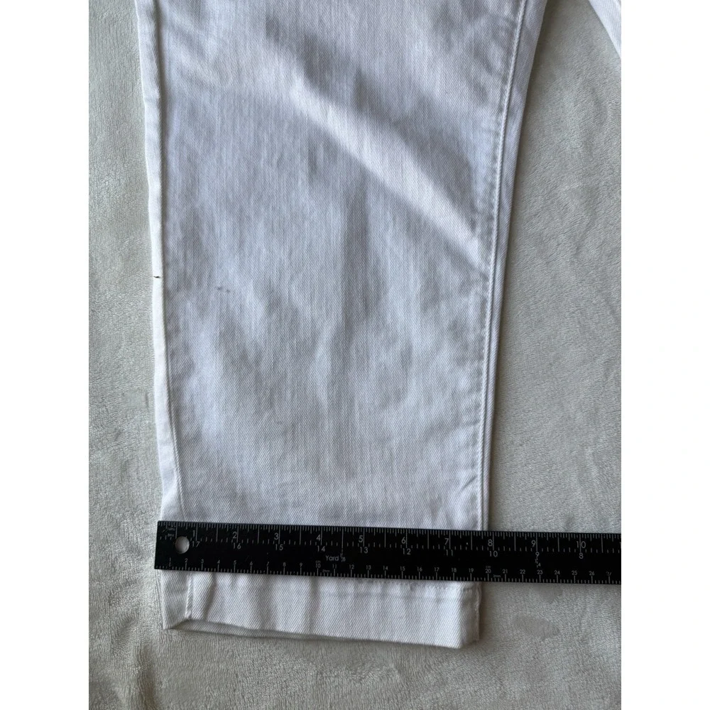 NWT Dana Buchman‎ Pants Signature Women's White Cropped Capri Pants Size 14